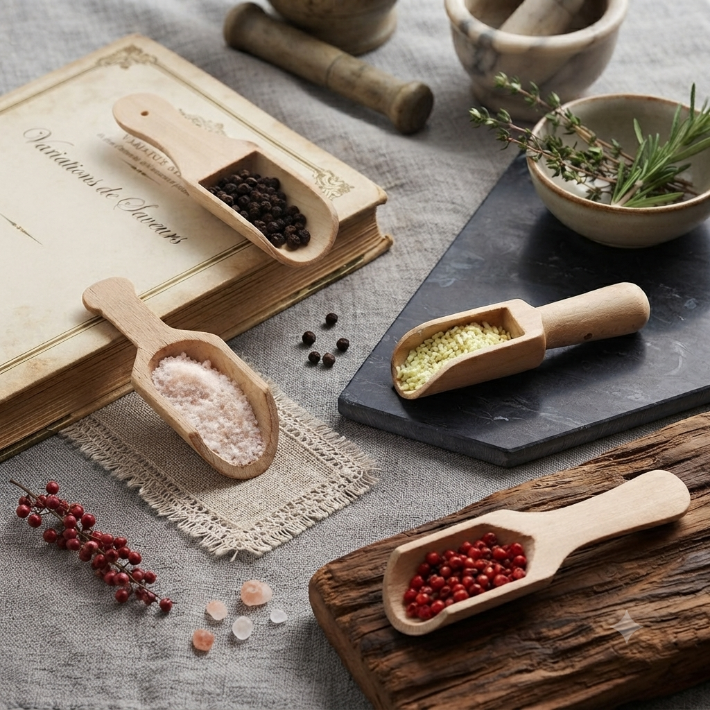 Solid Wood Scoop | Natural Untreated